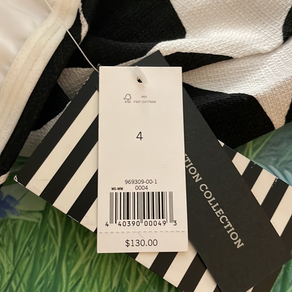 Banana Republic × Marimekko Kivet Dot Linen Strapless Dress, Size 4, NWT - Picture 10 of 10